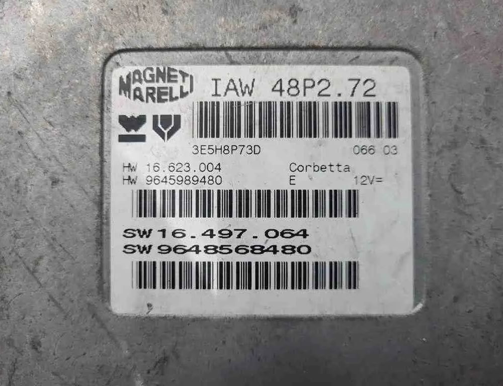 CITROËN Xsara Picasso 1 generation (1999-2010) Блок управления двигателем 9648568480,9645989480,16497064 32617016