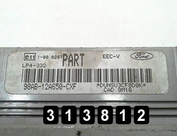 FORD Focus 1 generation (1998-2010) Блок керування двигуном ECU 28674370