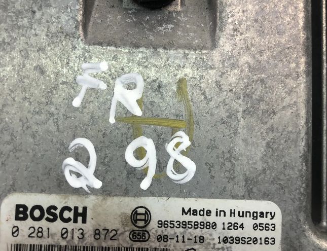 PEUGEOT 207 1 generation (2006-2009) Блок управления двигателем 9664843780,0281013872 24401746