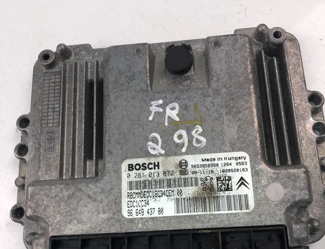 PEUGEOT 207 1 generation (2006-2009) Блок управления двигателем 9664843780,0281013872 24401746