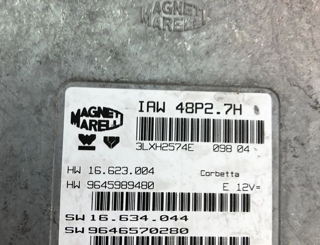 CITROËN C2 1 generation (2003-2009) Блок керування двигуном ECU 9646570280,9645989480 27188337