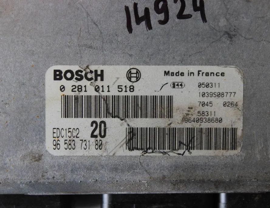 CITROËN Xsara Picasso 1 generation (1999-2010) Блок керування двигуном ECU 9658373180 31943013