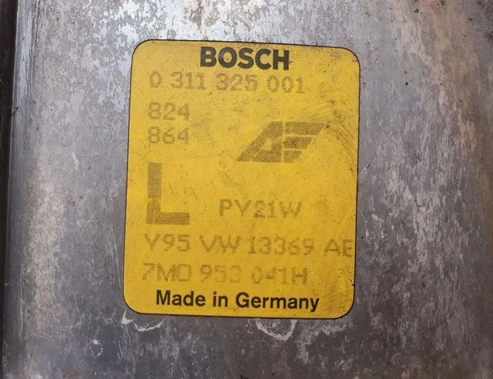 VOLKSWAGEN Sharan 1 generation (1995-2010) Передній лівий поворотник 7M0953041H 31252907