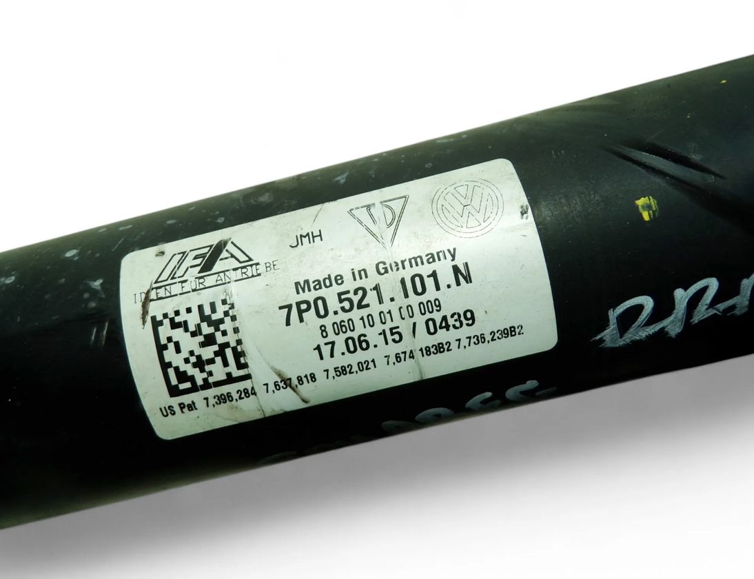 VOLKSWAGEN Touareg 2 generation (2010-2018) Передня частина карданного вала 7P0521101N 28361456