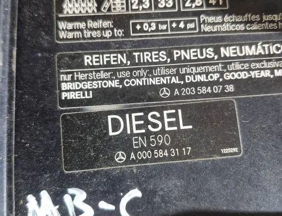 MERCEDES-BENZ C-Class W203/S203/CL203 (2000-2008) Крышка бензобака A0005843117,A2035840738 31510143