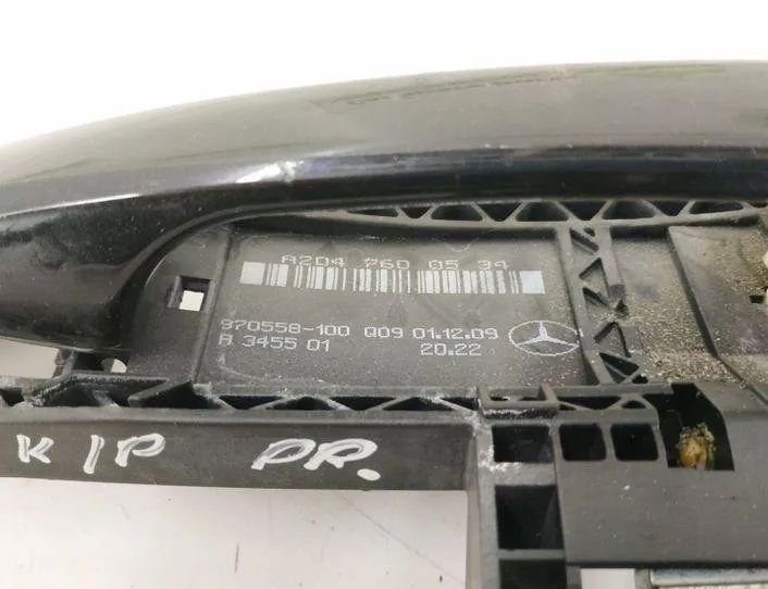 MERCEDES-BENZ C-Class W204/S204/C204 (2004-2015) Зовнішня ручка лівих задніх дверей 2047600534,A2047600534 27142156