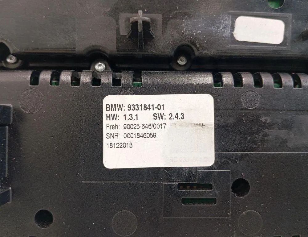 BMW 6 Series F06/F12/F13 (2010-2018) Другие блоки управления 933184101 31145072