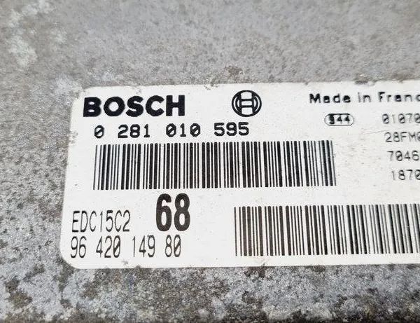 CITROËN Xsara Picasso 1 generation (1999-2010) Блок управления двигателем 0281010595 31080649