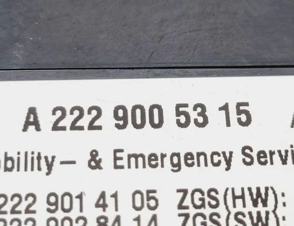 MERCEDES-BENZ SLC-Class R172 (2016-2020) Блок керування Bluetooth A2229005315 31095293