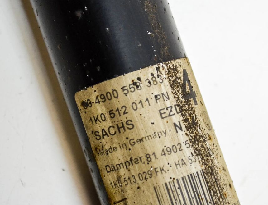 VOLKSWAGEN Golf Plus 1 generation (2004-2009) Задній лівий амортизатор 1K0512011PN 3434413