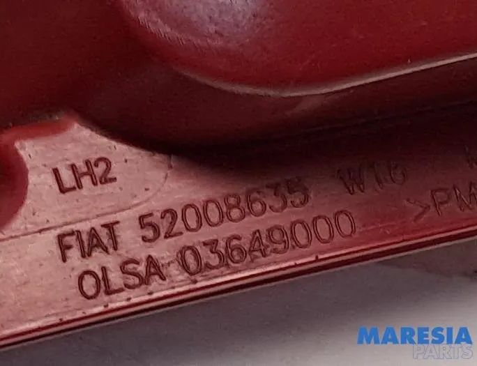 FIAT 500 2 generation (2008-2024) Противотуманка  заднего бампера 52008635,052008635 28348448