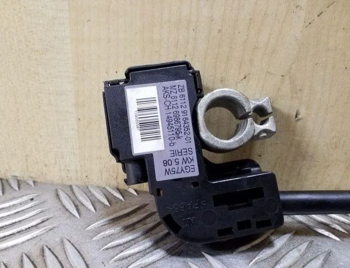 BMW 3 Series E90/E91/E92/E93 (2004-2013) Мінусовий кабель акумулятора 61129164352,9164352 26128151