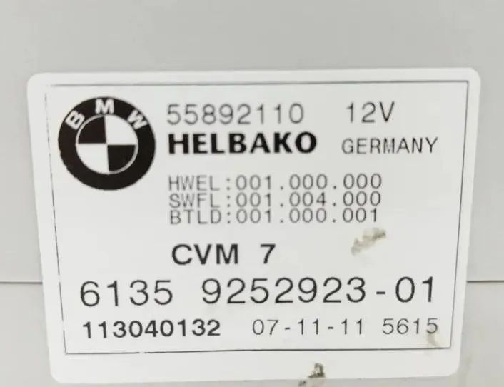 BMW 6 Series F06/F12/F13 (2010-2018) Другие блоки управления 9252923,55892110,113040132 22634208