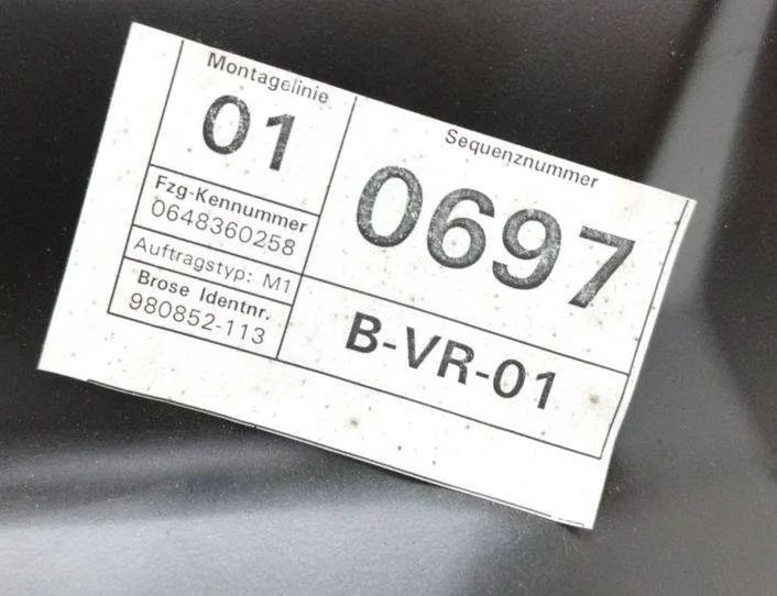 VOLKSWAGEN Passat Variant 1 generation (2010-2024) Стеклоподъемник задней правой двери 3C1837756G,981220108,0648360258 22703650