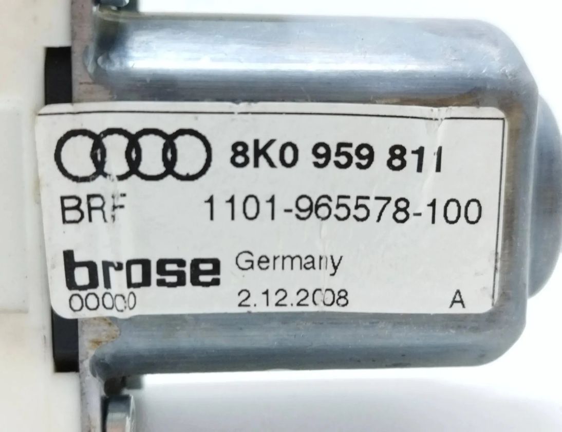 AUDI Q5 8R (2008-2017) Моторчик стеклоподъемника задней левой двери 8K0959811,1101965578100 23120345