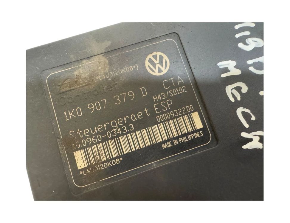 VOLKSWAGEN Touran 1 generation (2003-2015) Насос ABS 1K0614517B,10096003433 29959936