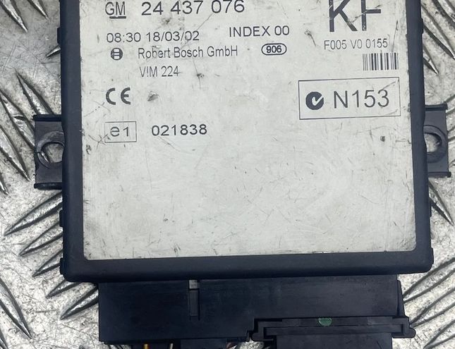 OPEL Zafira A (1999-2003) Блок керування комфортом 24437076,F005V00155,021838 28219745