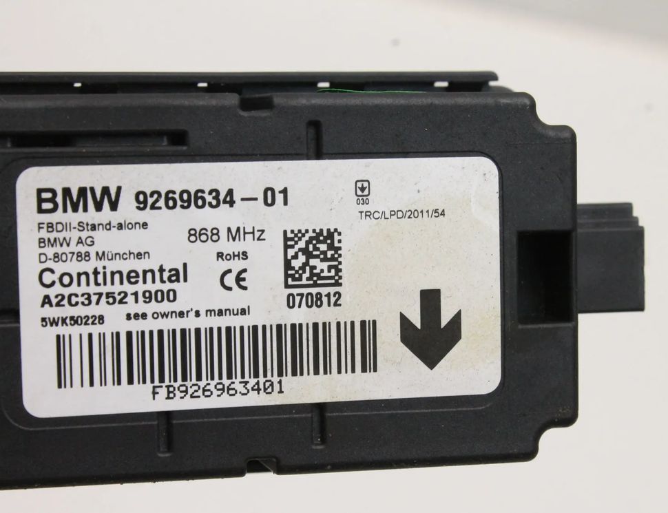 BMW 3 Series F30/F31 (2011-2020) Датчик тревоги 9269634 15415702