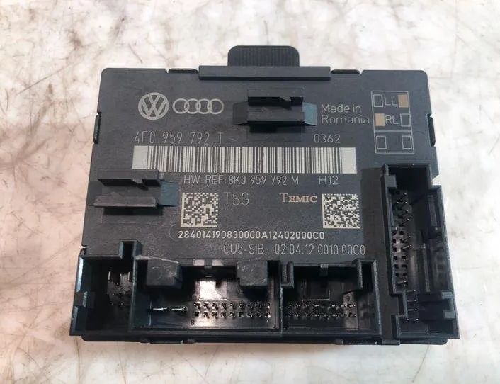 AUDI Q7 4L (2005-2015) Блок керування передніми лівими дверима 8K0959792 18126038