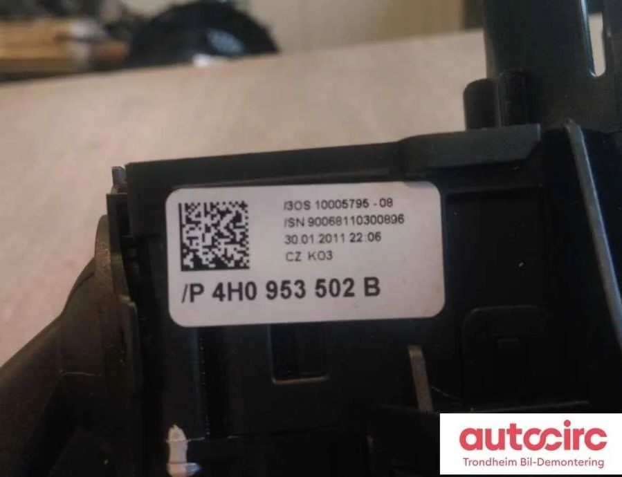 AUDI A8 D4/4H (2010-2018) Блок керування перемикачем фар 4h0953502b,4h09535681,4h0907129b,4h0953568h 30842641