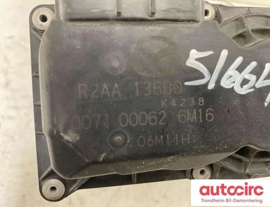 MAZDA 6 GH (2007-2013) Дроссельная заслонка r2aa-13-6b0,r2aa136b0 30855975