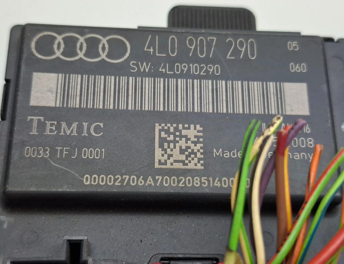 AUDI Q7 4L (2005-2015) Блок керування передніми лівими дверима 4L0907290,4L0910290 32191236