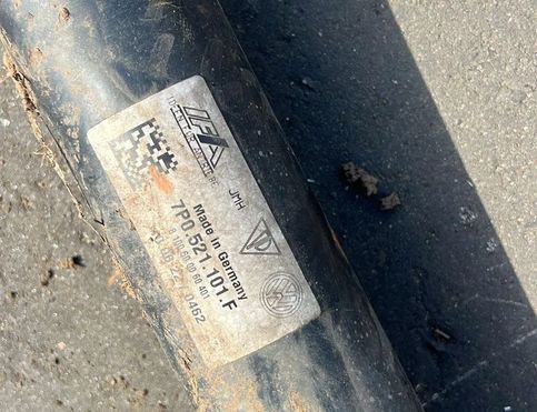 VOLKSWAGEN Touareg 2 generation (2010-2018) Кардан 7P0521101F 25695865