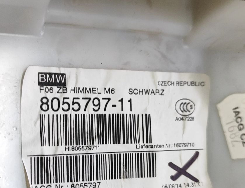 BMW M6 F06/F12/F13 (2012-2018) Черная крыша 7229988,7277120,7277119,8054079,8054080,7277128,7277151,8055797,7969929,7229987 25850089