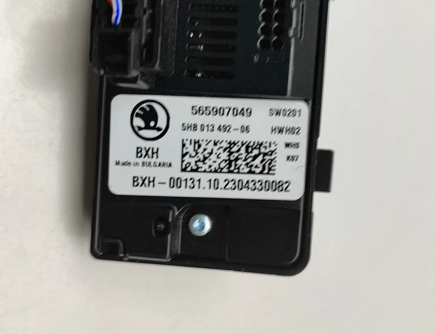 SKODA Enyaq 1 generation (2020-2023) Блок клімат-контролю 565907049 32699693