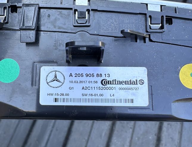 MERCEDES-BENZ C-Class W205/S205/C205 (2014-2023) Блок клімат-контролю A2059058813 25784673