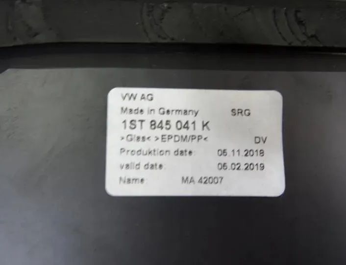 SKODA Citigo 1 generation (2011-2020) Заднє праве вікно 1ST845041K 26057314