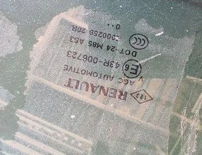 RENAULT Scenic 3 generation (2009-2015) Скло вікна задніх правих дверей 43R006723,E000259 25543769