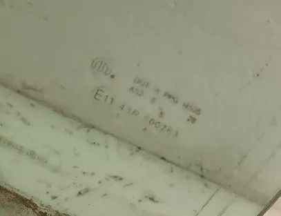 CHRYSLER Voyager 5 generation (2007-2020) Скло передньої лівої двері 43R000263 25555696