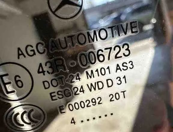 MERCEDES-BENZ A-Class W176 (2012-2018) Стекло задней левой двери 43R006723,ESG24WDD31,DOT24M101AS3,FE00029220 32590733