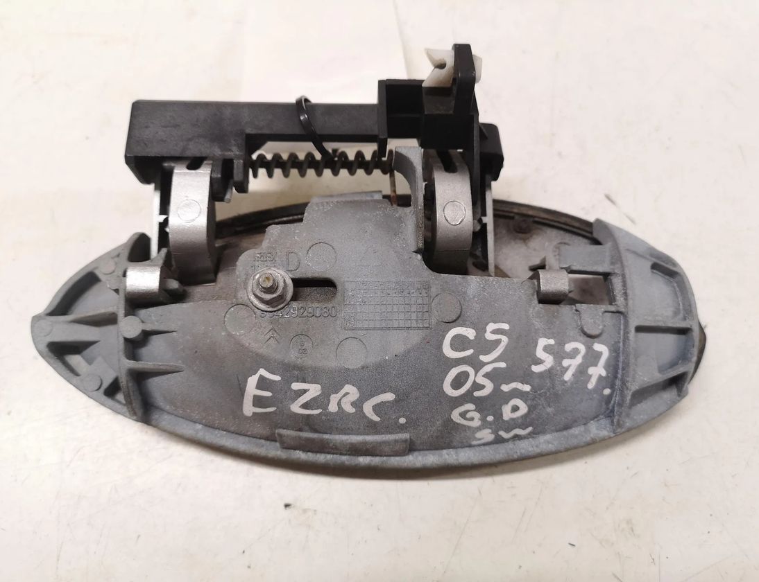 CITROËN C5 2 generation (2008-2017) Зовнішня ручка задніх правих дверей 9642929080 28631153