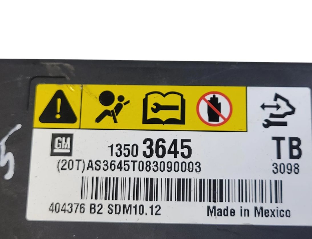 OPEL Insignia A (2008-2016) Блок управління системою SRS 13503645 29826349