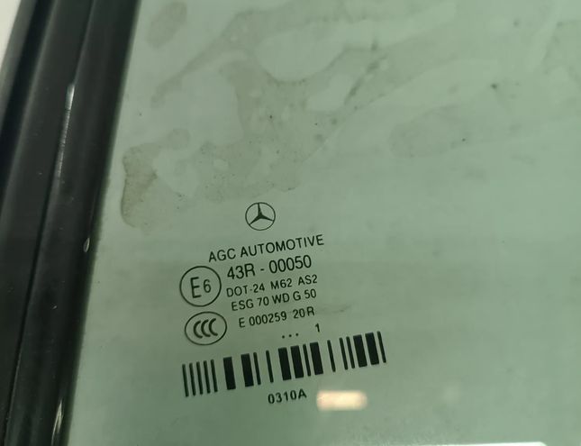 MERCEDES-BENZ E-Class W212/S212/C207/A207 (2009-2016) Стекло задней левой двери 43R-00050 23873650