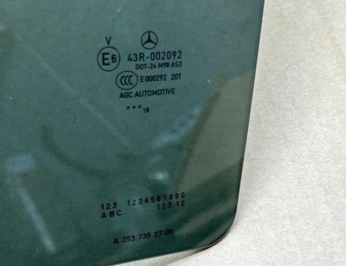 MERCEDES-BENZ GLC Coupe C253 (2016-2019) Стекло задней левой двери A2537352700,1234567890,43R002092 27248482