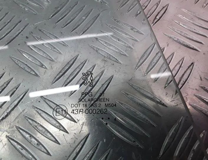 PEUGEOT 407 1 generation (2004-2010) Стекло задней праой двери 43R000262 20726194
