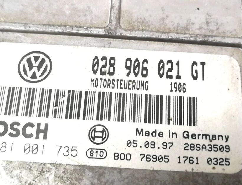 VOLKSWAGEN Sharan 1 generation (1995-2010) Блок управления двигателем 028906021GT,0281001735 28943465