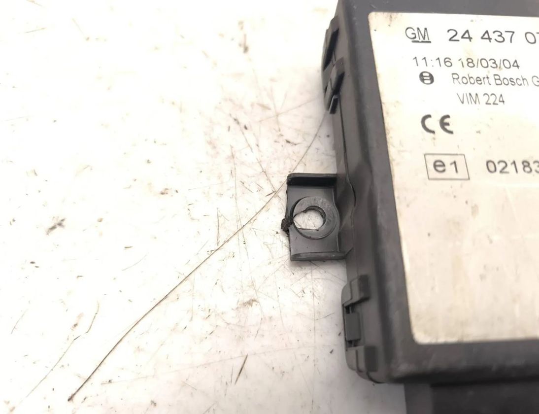 OPEL Zafira A (1999-2003) Блок керування комфортом 24437076 29807306