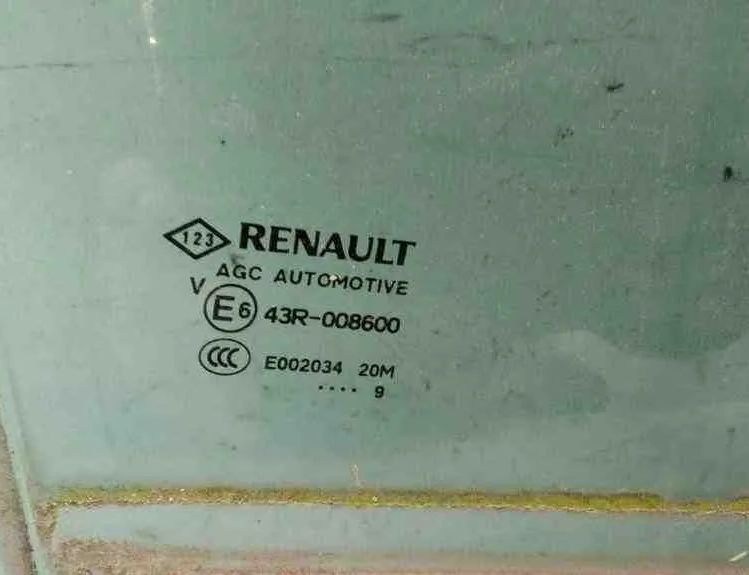 RENAULT Megane 3 generation (2008-2020) Скло вікна задніх правих дверей 43R008600,E002034,20M 32428814