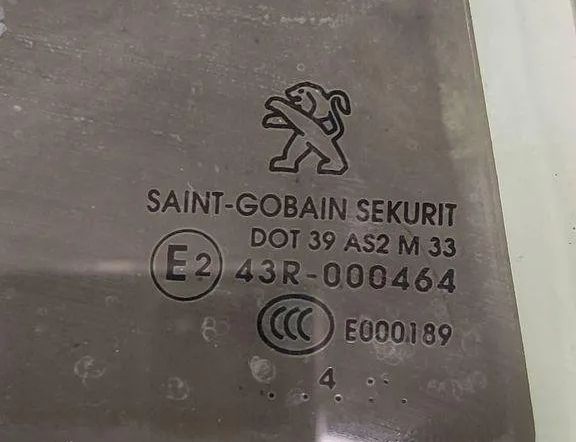 PEUGEOT 308 T9 (2013-2021) Скло вікна задніх правих дверей DOT39AS2M33,43R000464 30561817
