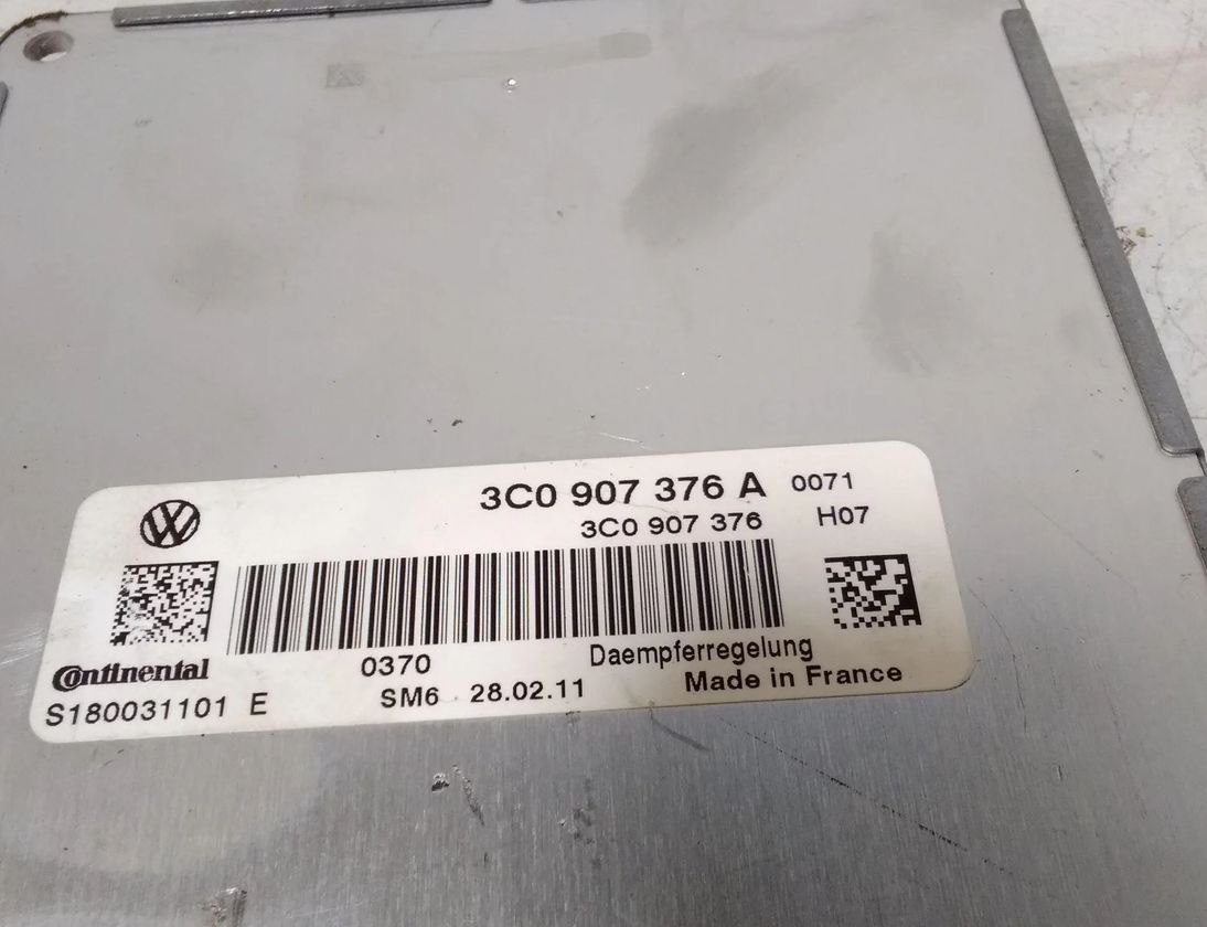 VOLKSWAGEN Passat B7 (2010-2015) Блок управління активною підвіскою 3C0907376A 28674064