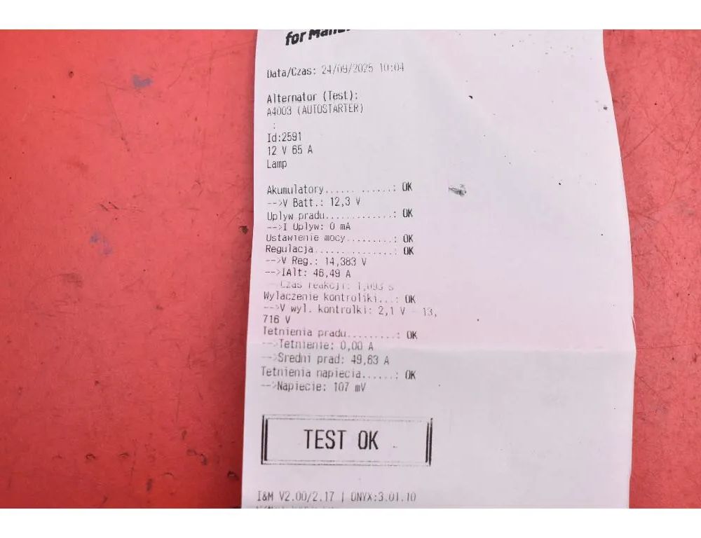 FIAT Punto 2 generation (1999-2003) Генератор A4003 32463572