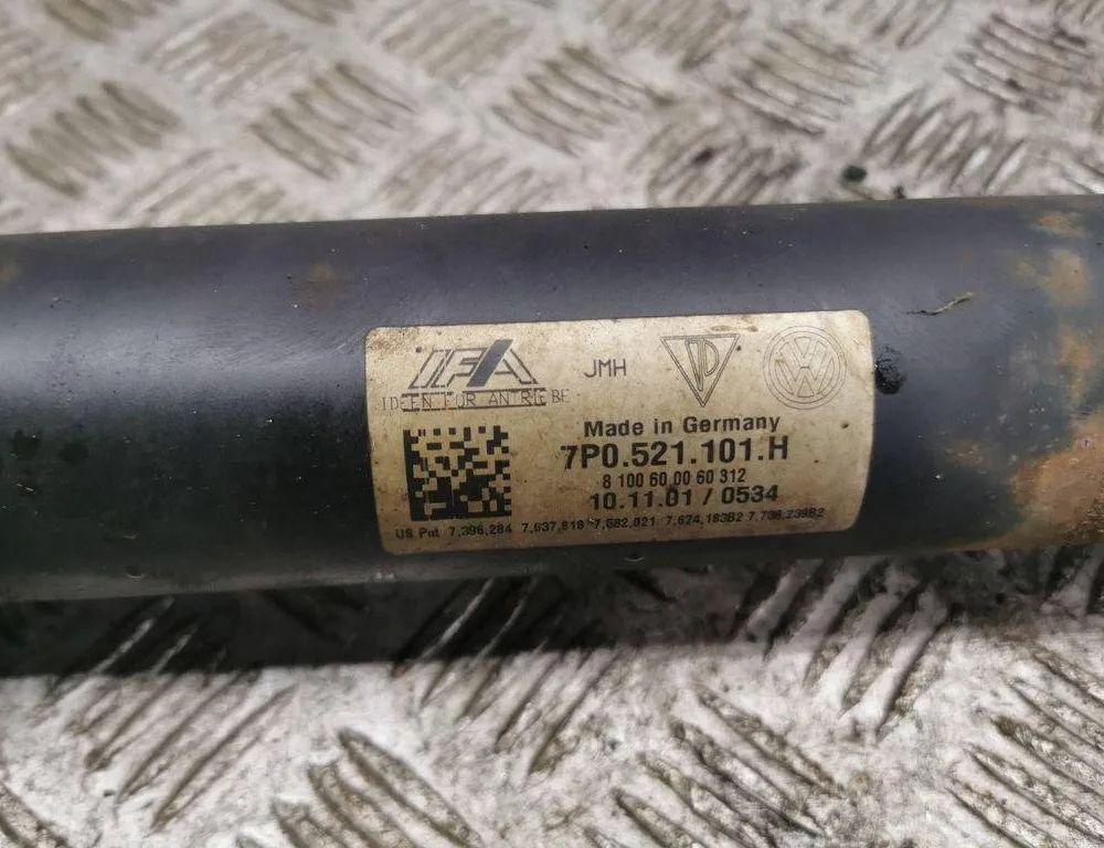 PORSCHE Cayenne 958 (2010-2018) Коротка приводна валка коробки передач 7P0521101H 31023248