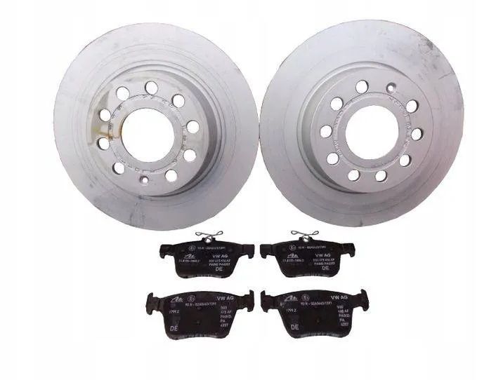 VOLKSWAGEN Variant VII TDI (2014-2024) Задній правий гальмівний диск 5Q0615601D,5Q0615416AF 27457895