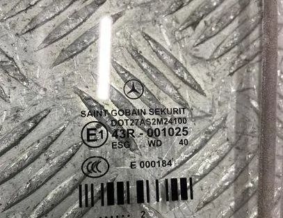 MERCEDES-BENZ E-Class W212/S212/C207/A207 (2009-2016) Стекло задней левой двери 22182316