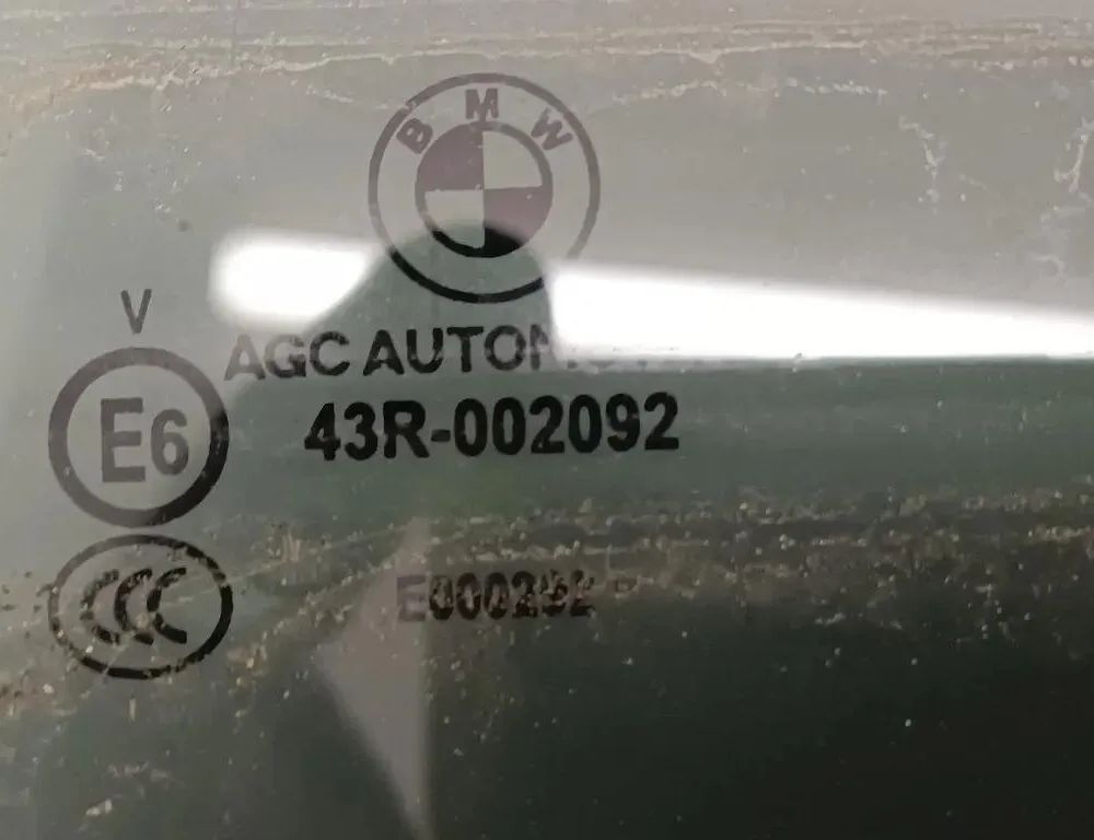 BMW 5 Series G30/G31 (2016-2023) Стекло задней левой двери 43R002092 26758410