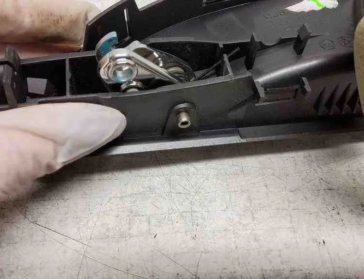 SKODA Octavia 2 generation (2004-2013) Ліва задня внутрішня ручка відкривання 1Z0837248 32561530